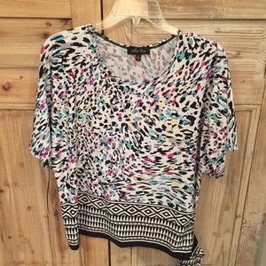 Melissa Paige print blouse